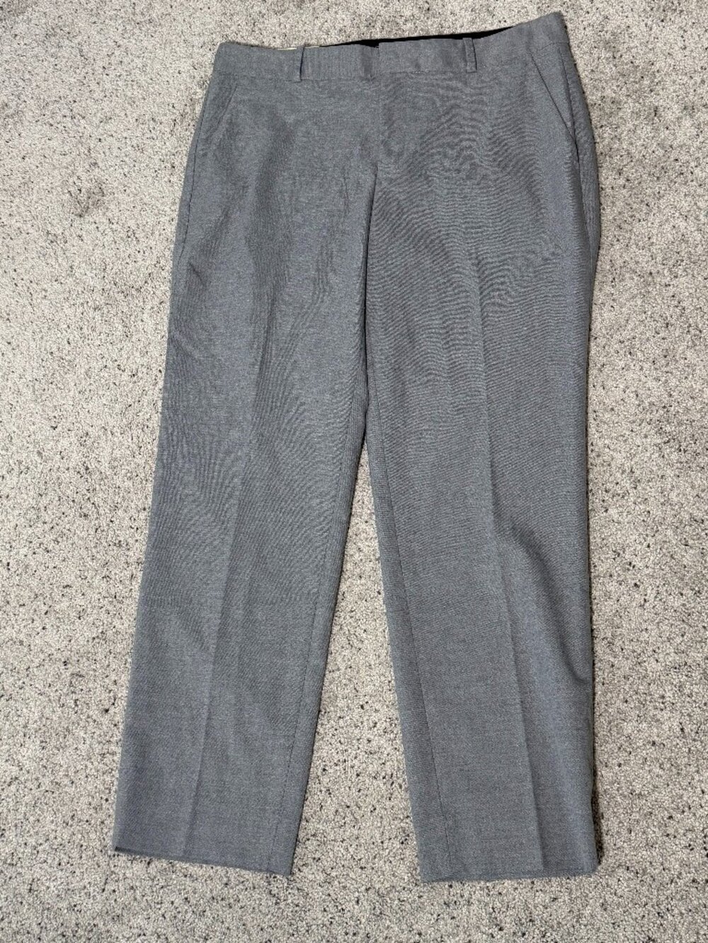 NWT Banana Republic Gray Ryan Curvy Straight Ankle Pant Size 10